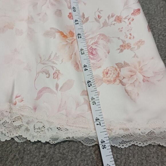 NEW Wayf Donna Lace Trim Asymmetrical Midi Slipdress in Vintage Floral, Size M - Picture 15 of 16